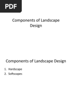 Components of Landscape Design