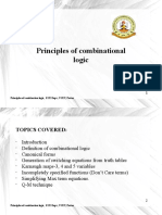 Module-1: Principles of Combination Logic, ECE Dept., VCET, Puttur