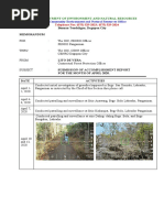 Bonuan-Tondaligan, Dagupan City Memorandum: Department of Environment and Natural Resources