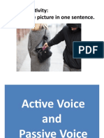 Active and Passive Voice