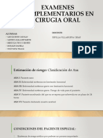 Examenes Complementarios en Cirugia Oral