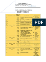 Agenda Perjalanan Dinas