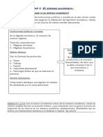 RESUMEN DE ECONOMIA: Unidad 2. El Sistema Económico.