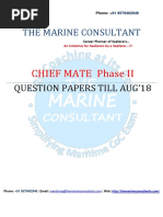 Chief Mates Phase 2 Question Papers PDF