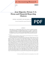 2020 - The Silent Majority-Private U.S. Firms and Financial Reporting Choices PDF