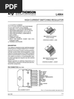 High Current Switching Regulator: Description