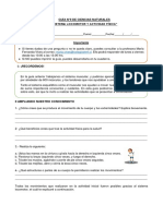 4° Básico Ciencias Naturales Guía 9 María Fernanda Vives