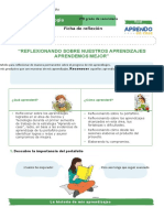 Ficha de Trabajo Jornada de Reflexion Ciclo Vi Ciencia y Tecnologia