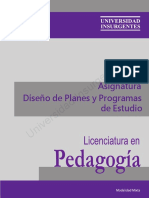 Diseño Planes y Programas ME