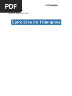 Ejercicios de Triángulos para