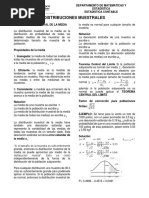 Distribuciones Muestrales - Media - Proporción