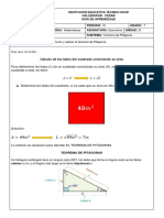 GUÍA 5. Teorema de Pitagoras