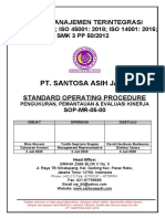 SOP-MR-05-00 Pengukuran, Pemantauan & Evaluasi Kinerja