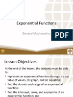 Exponential Functions: General Mathematics