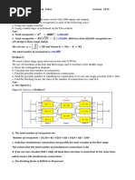 Multi Stage Space-Division Switching Solved Problems PDF