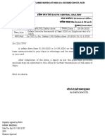 दकक्षिण मध्य रेलवे SOUTH CENTRAL RAILWAY मंडल कायार्यालय/Divisional Office यांतत्रिक शाखा/Mechanical Branch गुंतकल/Guntakal