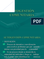 AUTOGESTI N COMUNITARIA-presentacion