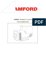 HCI634K - Winding 311 and 312: Technical Data Sheet