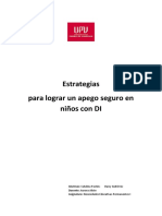 Estrategias para Un Apego Seguro en Niños (As) Con Nee