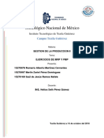 MRP PMP Ejercicios PDF