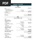 August 22 - FIN Report