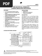 Three and Four Cell Lithium-Ion or Lithium-Polymer Battery Protection Afe