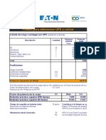 Planilla para Dimensionar Ups