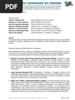 Carta Convocatoria A Reunión Del Organo de Administración y Deleghados de Otras Comisiones 2019