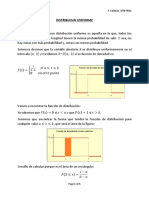 Distribución Uniforme - Fanny