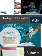 Readings: Ethics and Technology