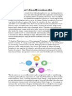 Walmart (Demand Forcast&capacity Planning or Current Capacity Related Strategies)