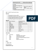 Experiment No. 1 - To Study PLC Trainer Kit PDF