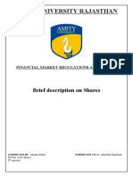 Amity University Rajasthan: Brief Description On Shares