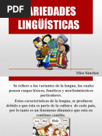 Las Variables Linguisticas