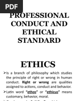 Professional Conduct and Ethical Standard PPT1