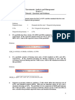 FI4007 Investments: Analysis and Management Week 6-7 Tutorial: Questions and Solutions