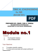 Basic Electrical Engineering For ME (Basicee) : Prepared By: Engr. Jun A. Teresa