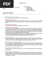 Questions: The United Kingdom of Great Britain and Northern Ireland