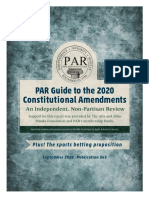 PAR Guide To The 2020 Constitutional Amendments