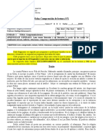 Fichas de Comprensión Lectora 2