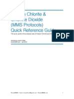 Sodium Chlorite & Chlorine Dioxide (MMS Protocols) Quick Reference Guide