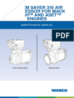 System Saver 318 Air Compressor For Mack E-Tech and Aset Engines Maintenance Manual