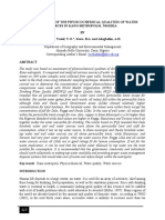 An Assessment of The Physicochemical Qualities of Water Sources in Kano Metropolis, Nigeria BY Boyi, S., Yusuf, Y.O., Sawa, B.A. and Adegbehin, A.B