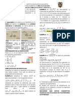 GUIA No.8 SIMPLIFICACION DE RADICALES