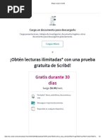 ¡Obtén Lecturas Ilimitadas Con Una Prueba Gratuita de Scribd!