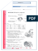 Worksheet 1-Verb To Be