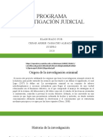 Programa Investigación Judicial