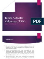 Terapi Aktivitas Kelompok (TAK)