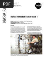 NASA Facts Human Research Facility Rack 1