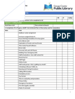 Ba Circulation Training Checklist